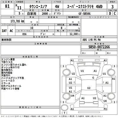 Toyota TOWN ACE NOAH  с аукциона в Японии
