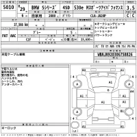 BMW 5-Series лот № 5010 оценка 3.5  с аукциона в Японии 2