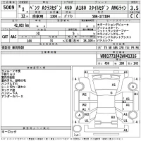 Mercedes-Benz A CLASS лот № 5009 оценка 3.5  с аукциона в Японии 2