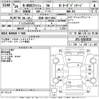 Honda N BOX SLASH лот № 3148 оценка 4  с аукциона в Японии 2