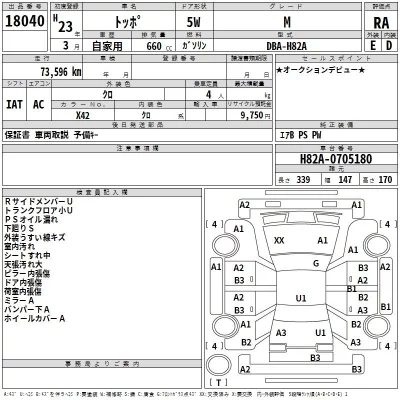 Mitsubishi TOPPO  с аукциона в Японии