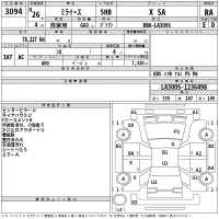 Daihatsu MIRA E S лот № 3094 оценка RA  с аукциона в Японии 2