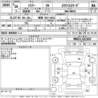 Suzuki HUSTLER лот № 3095 оценка RA  с аукциона в Японии 2