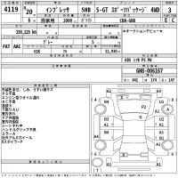 Subaru IMPREZA лот № 4119 оценка 3  с аукциона в Японии 2
