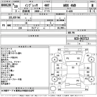 Subaru IMPREZA лот № 80028 оценка R  с аукциона в Японии 2