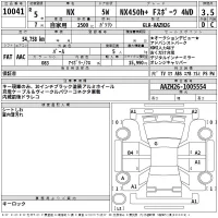 Lexus NX лот № 10041 оценка 3.5  с аукциона в Японии 2