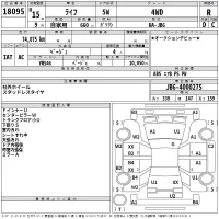Honda LIFE лот № 18095 оценка R  с аукциона в Японии 2