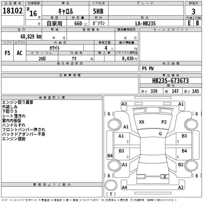 Mazda CAROL  с аукциона в Японии