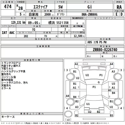Toyota ESQUIRE  с аукциона в Японии