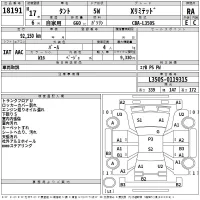 Daihatsu TANTO лот № 18191 оценка RA  с аукциона в Японии 2