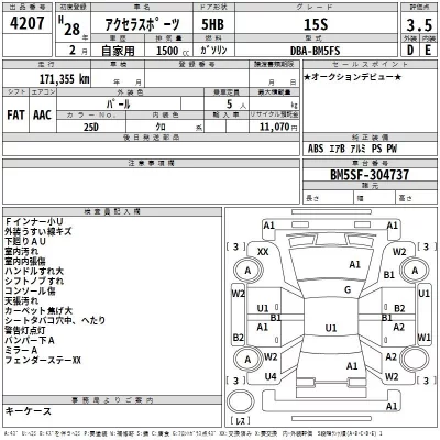 Mazda AXELA  с аукциона в Японии