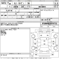 Renault KANGOO лот № 5072 оценка 3.5  с аукциона в Японии 2