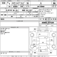 Toyota HARRIER лот № 550 оценка RA  с аукциона в Японии 2