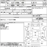 Subaru IMPREZA G4 лот № 74117 оценка 3.5  с аукциона в Японии 2