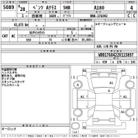 Mercedes-Benz A CLASS лот № 5089 оценка 4  с аукциона в Японии 2