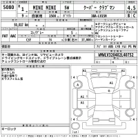 BMW MINI лот № 5080 оценка 4.5  с аукциона в Японии 2