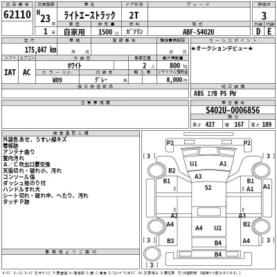 Toyota LITE ACE TRUCK  с аукциона в Японии