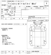 Toyota HIACE TRUCK лот № 1421 оценка R  с аукциона в Японии 10
