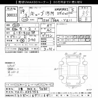 Nissan CUBE лот № 30033 оценка 3.5  с аукциона в Японии 11