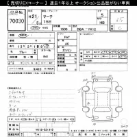 Nissan MARCH лот № 70030 оценка 3.5  с аукциона в Японии 10