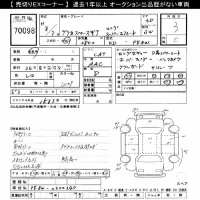 Mitsubishi DELICA лот № 70098 оценка 3  с аукциона в Японии 10