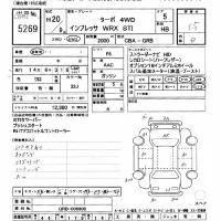 Subaru IMPREZA лот № 5269 оценка 3.5  с аукциона в Японии 11
