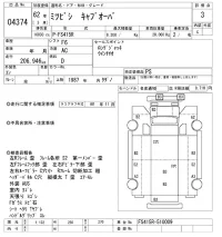 Mitsubishi FUSO TRUCK лот № 4374 оценка 3  с аукциона в Японии 9
