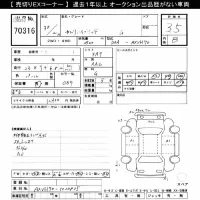 Toyota CAMRY лот № 70316 оценка 3.5  с аукциона в Японии 10