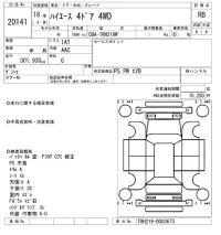 Toyota HIACE лот № 20141 оценка RB  с аукциона в Японии 8