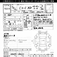 Mazda CX-5 лот № 70314 оценка 3.5  с аукциона в Японии 10