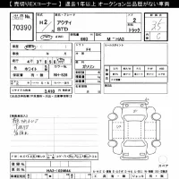 Honda ACTY TRUCK лот № 70390 оценка 3.5  с аукциона в Японии 10