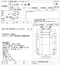 Mitsubishi MINIYON лот № 3551 оценка RB  с аукциона в Японии 10