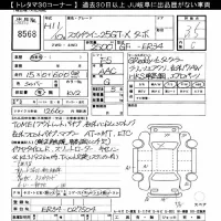 Nissan SKYLINE лот № 8568 оценка 3.5  с аукциона в Японии 11