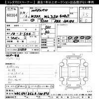 Mercedes-Benz ML CLASS лот № 60384 оценка 3.5  с аукциона в Японии 11