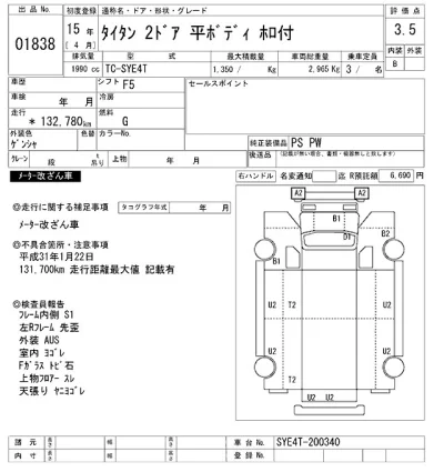Mazda TITAN  с аукциона в Японии