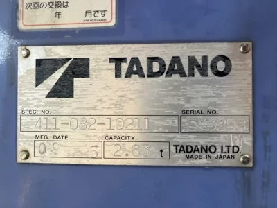 TADANO CRANE