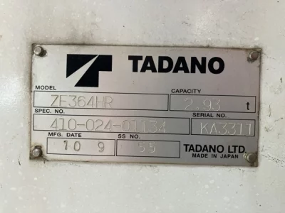 TADANO CRANE