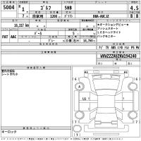 Volkswagen GOLF лот № 5004 оценка 4.5  с аукциона в Японии 2