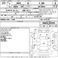 Toyota RAV4 лот № 219 оценка R  с аукциона в Японии 2