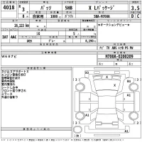 Toyota PASSO лот № 4018 оценка 3.5  с аукциона в Японии 2