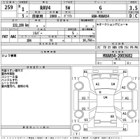 Toyota RAV4 лот № 259 оценка 3.5  с аукциона в Японии 2