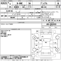 Honda N ONE лот № 42025 оценка R  с аукциона в Японии 2