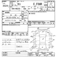 Nissan MOCO лот № 3024 оценка R  с аукциона в Японии 3