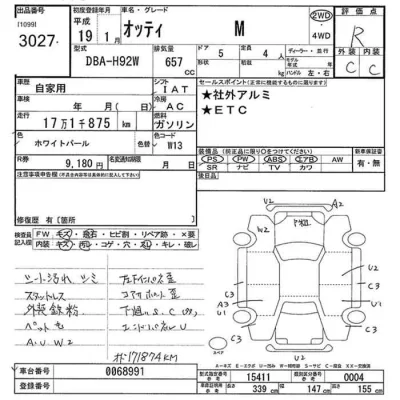 Nissan OTTI  с аукциона в Японии