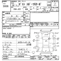 Honda ZEST лот № 3006 оценка 2  с аукциона в Японии 3