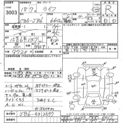 Honda LIFE  с аукциона в Японии