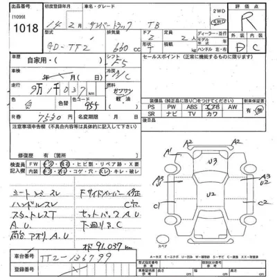 Subaru SAMBAR  с аукциона в Японии