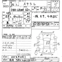 Subaru STELLA лот № 3023 оценка 3.5  с аукциона в Японии 3