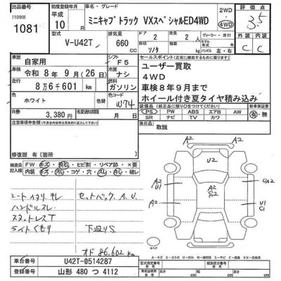 Mitsubishi MINICAB TRUCK  с аукциона в Японии
