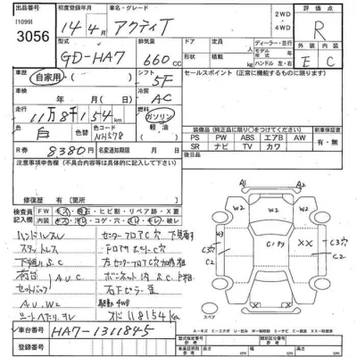 Honda ACTY TRUCK  с аукциона в Японии